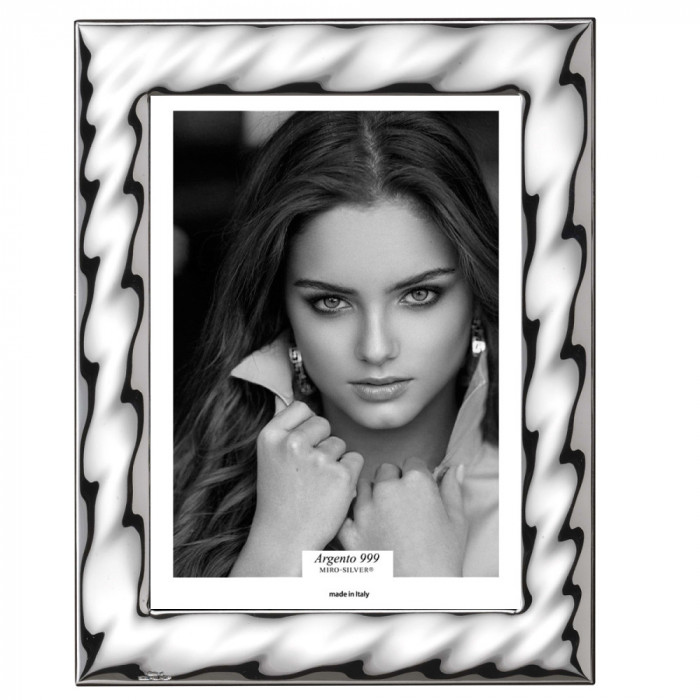 Rama Foto Argint Wave 18x24cm COD: 2668