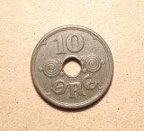 DANEMARCA 10 ORE 1943 ZINC