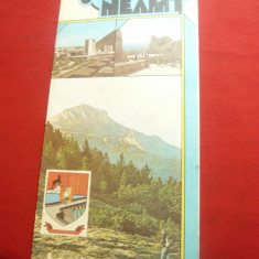 Ghid Turistic cu Harta Judetul Neamt 1983 Ed. Publiturism