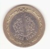 Turcia 1 liră 2024 aUNC., Europa