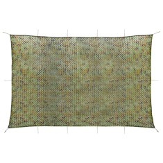 vidaXL Plasă de camuflaj cu geantă de depozitare, verde, 6x7 m