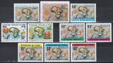 Benin, Ciad, Coasta de Fldes, Madagascar, Mali, Togo 1979,1980 - Aniversarea de 20 de ani a Organizație Africane pt. Siguranța Aeriană, 6 Serii, MNH