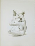 Jules PERAHIM - Compozitie Erotica 12, Heliogravura pe hartie Arches, 1972