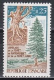 Franta 1968 - Legătura dintre Pădurea Neagra și Rambouillet, MNH, Nestampilat