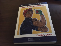 CARRIE L. LUKAS, GHIDUL INCORECT POLITIC. DESPRE FEMEI, SEX SI FEMINISM foto