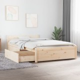 vidaXL Cadru de pat cu sertare, 90x200 cm