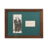 Armand Calinescu, fotografie de Iosif Berman + carte de vizita