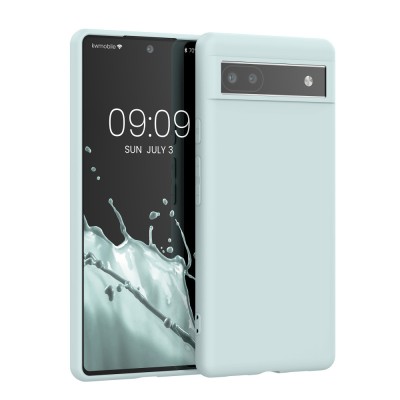 Husa Kwmobile pentru Google Pixel 6a, Silicon, Verde, 57799.200 foto