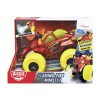 Dickie masina de teren flaming fire monster cu lumini sunete suspensii si functie abur 25cm, Simba
