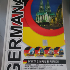 Germana - Invata simplu si repede (4 Audio CD - Manual - Ghid de conversatie)