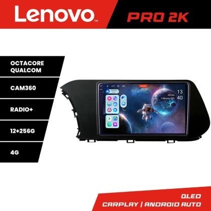 Navigatie Hyundai I20 2020- Lenovo Kit-i20 8 core QLED 2K 12+256 360 Android Waze USB Navigatie Internet Youtube Radio CarStore Technology