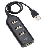 USB Hub Techstar&reg; HB2, USB 2.0 High Speed, 4 Port USB2.0, Negru