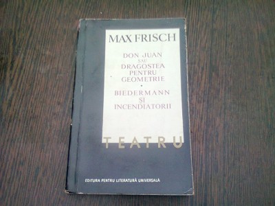 TEATRU - MAX FRISCH foto
