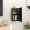 Dulapuri TV montaj pe perete, 2 buc., negru, 30,5x30x30 cm GartenMobel Dekor