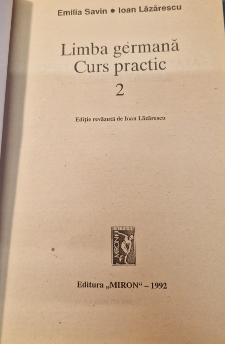 Limba germana curs practic vol. 2 1992