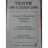 TEXTE CARE AU ZGUDUIT LUMEA: TAINELE PROTOCOALELOR INTELEPTILOR SIONULUI. TESTAMENTUL LUI PETRU CEL MARE. M-197110