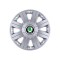 Set 4 capace roti Cosmos cromat R15, pentru gama auto Skoda