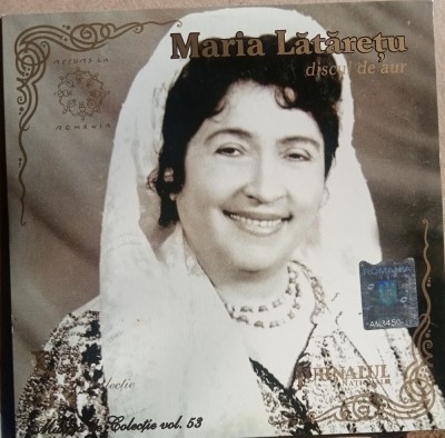 CD Maria Lătărețu &amp;lrm;&amp;ndash; Discul De Aur Jurnalul National foto