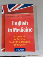 English in Medicine - Viorica Dobrovici, Ioan Bostaca foto