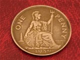 One 1 penny 1939 , stare aUNC [poze]. Discount conform descriere [10 - 20 %. Vezi descrierea.].