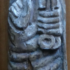 Sculptura in lemn , de secol 18 , Sfantul Petru cu cheile Raiului