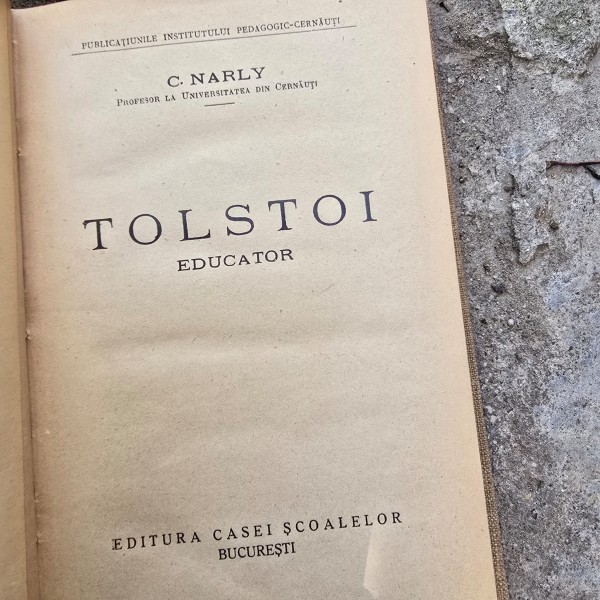 Constantin Narly - Tolstoi educator