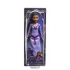 Papusa Asha Disney Wish Fashion Doll Mattel, Rochita Violet, Accesorii, 3 ani+