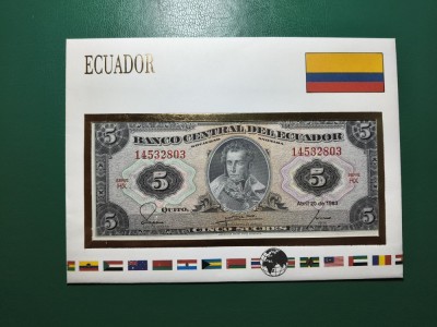 ECUADOR NUMISBRIEF UNC foto