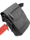 Geanta Barbati Piele Allan Marco Neagra 22x18x5 cm | Borseta Umăr, Accesorii Bărbați, Compartimente Multiple, Cadou Perfect