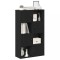 vidaXL Bibliotecă Stejar negru 60x24x101,5 cm Lemn prelucrat 860392