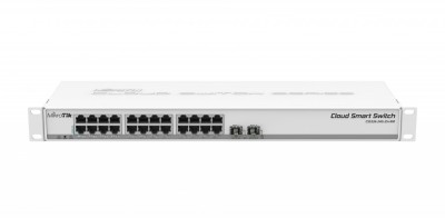 Smart Management Switch, 24 x Gigabit, 2 x SFP+ 10Gbps - Mikrotik CSS326-24G-2S+RM foto