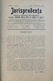 JURISPRUDENTA - REVISTA JURIDICA SAPTAMANALA , ANUL I . NO . 1 - 19 , FEBRUARIE - IUNIE , LEGATE IMPREUNA , 1908 1908