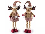 Cumpara ieftin Set 2 figurine Reni textil multicolor 28x22x83 cm