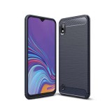 Husa Telefon Silicon Samsung Galaxy A10 a105 M10 m105 Carbon Albastru inchis
