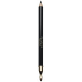 Clarins Crayon Kh&ocirc;l eyeliner cu ascutitoare pentru un machiaj fumuriu 01 Carbon Black 1.05 g