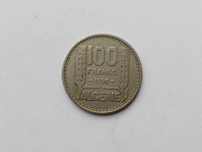 Algeria 100 Dinars 1950 foto