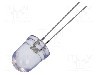 Dioda LED, 10mm, alb rece, 30000...37000mcd, 20mA, 2,9...3,6V, OPTOSUPPLY - OSW5DKA131A
