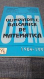 OLIMPIADELE BALCANICE DE MATEMATICA 1984-1994 IOAN TOMESCU