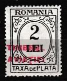 ROMANIA 1931 TAXA DE PLATA CU SUPRATIPAR TIMBRUL AVIATIEI EROARE 2 LEI SUPRATIPAR DEPLASAT STARE MNH