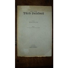 Poeti turci, Caiet 5 Mahmud Kemal Inal, Istanbul, 1938