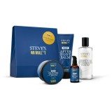 Steve&#039;s No Bull***t Shaving Box Liberty 142 set cadou pentru ras pentru bărbați