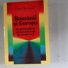 ROMANII IN EUROPA IN PERIOADELE PREMODERNA SI MODERNA - DAN BERINDEI