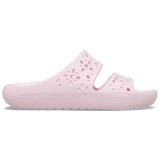 Papuci Crocs Classic Floral Cut-Out Sandal Roz - Pink Milk