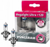 Set 2 Buc Bec Tungsram H4 Megalight Ultra +120 12V 60/55W P43T BL1417, General