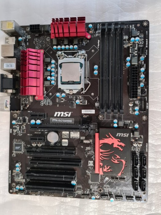 Kit MSI Z77 Gaming + i7 3770 socket LGA 1155