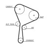 GATES K015654XS PowerGrip&reg; Set curea de distributie