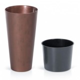 Ghiveci Tubus Corten 400x762 mm, cu vas interior