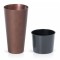 Ghiveci Tubus Corten 250x476 mm, cu vas interior