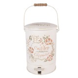 Cumpara ieftin Cos gunoi cu pedala metal multicolor 25x27x32 cm