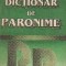 Dictionar de paronime